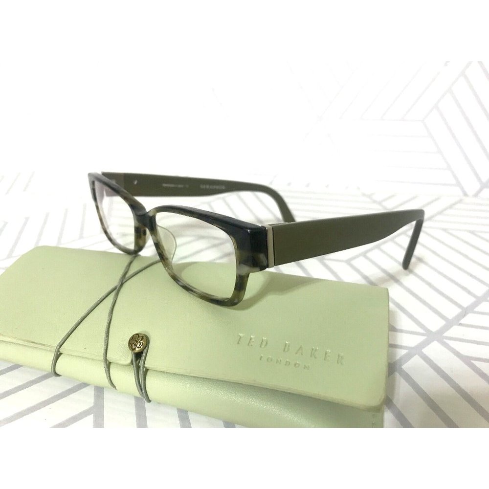 SERAPHIN Hiawatha 8659 Marble Handmade Japan Ted Baker Case Eyeglasses 53-15-145